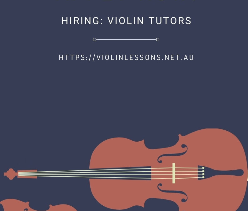Become a Violin Tutor in  Melbourne